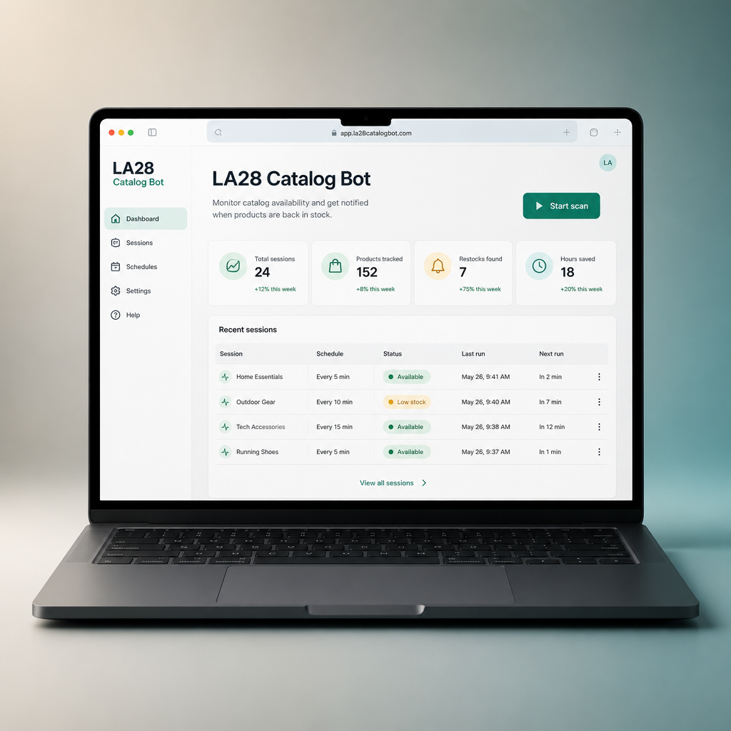 LA28 OLYMPIC Ticket Availability Scrapper [ Windows Only]